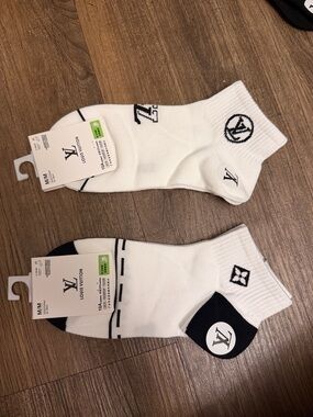 Louis Vuitton White GWP Sock 2